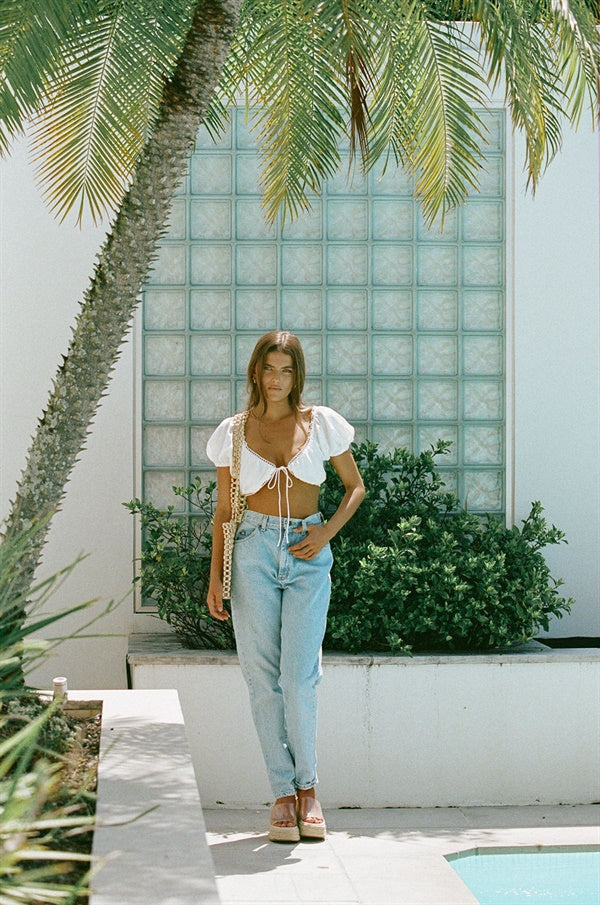 Elegant Silky Kenna Top with Renaissance Charm