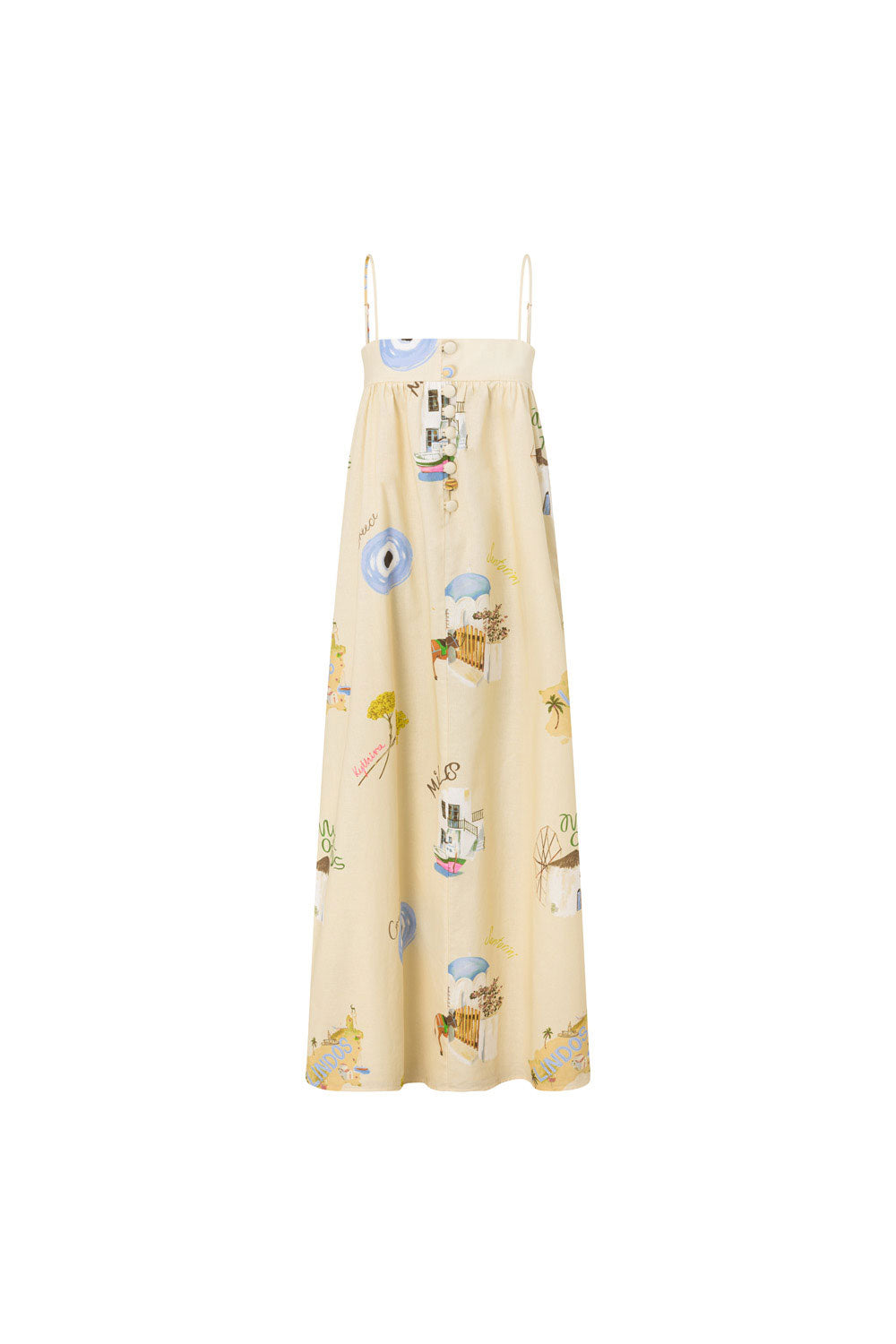 Unique Sample Ida Dress Inspired by the Isles Of Greece