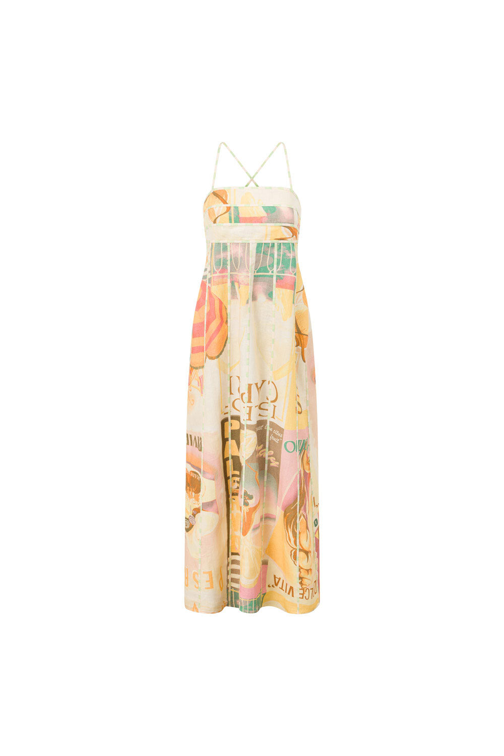 Unique Palermo Fiorire Rosa Dress - One - of - a - Kind Sample