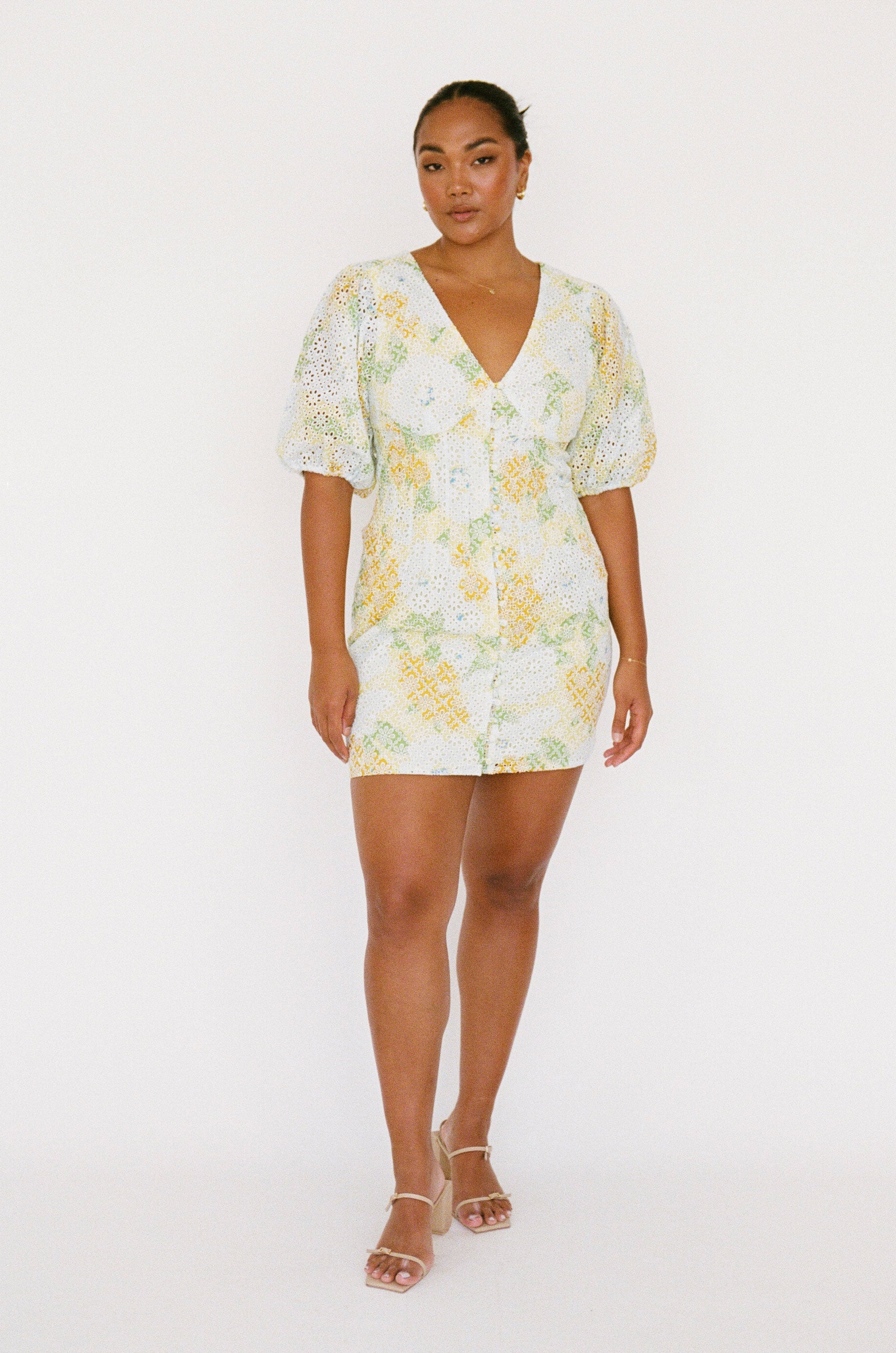 Unique Rexa Puff Dress - One - of - a - Kind Fashion Piece