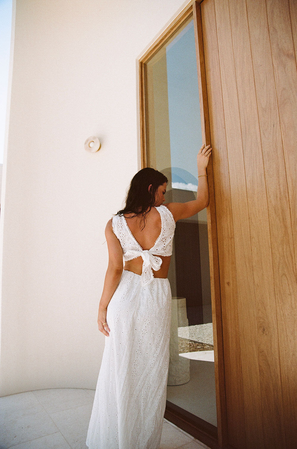 Exclusive One - of - a - Kind Faint Brown - Marked Marita Dress