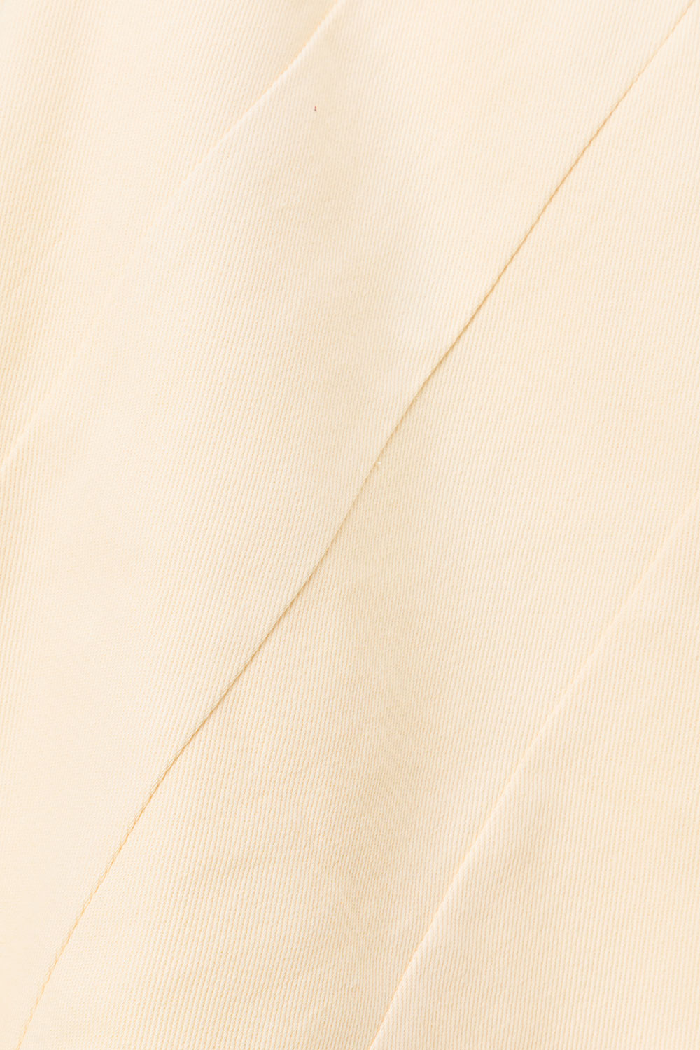 Stylish Cream Natural Cotton Lightweight Denim Strapless Sorren Top