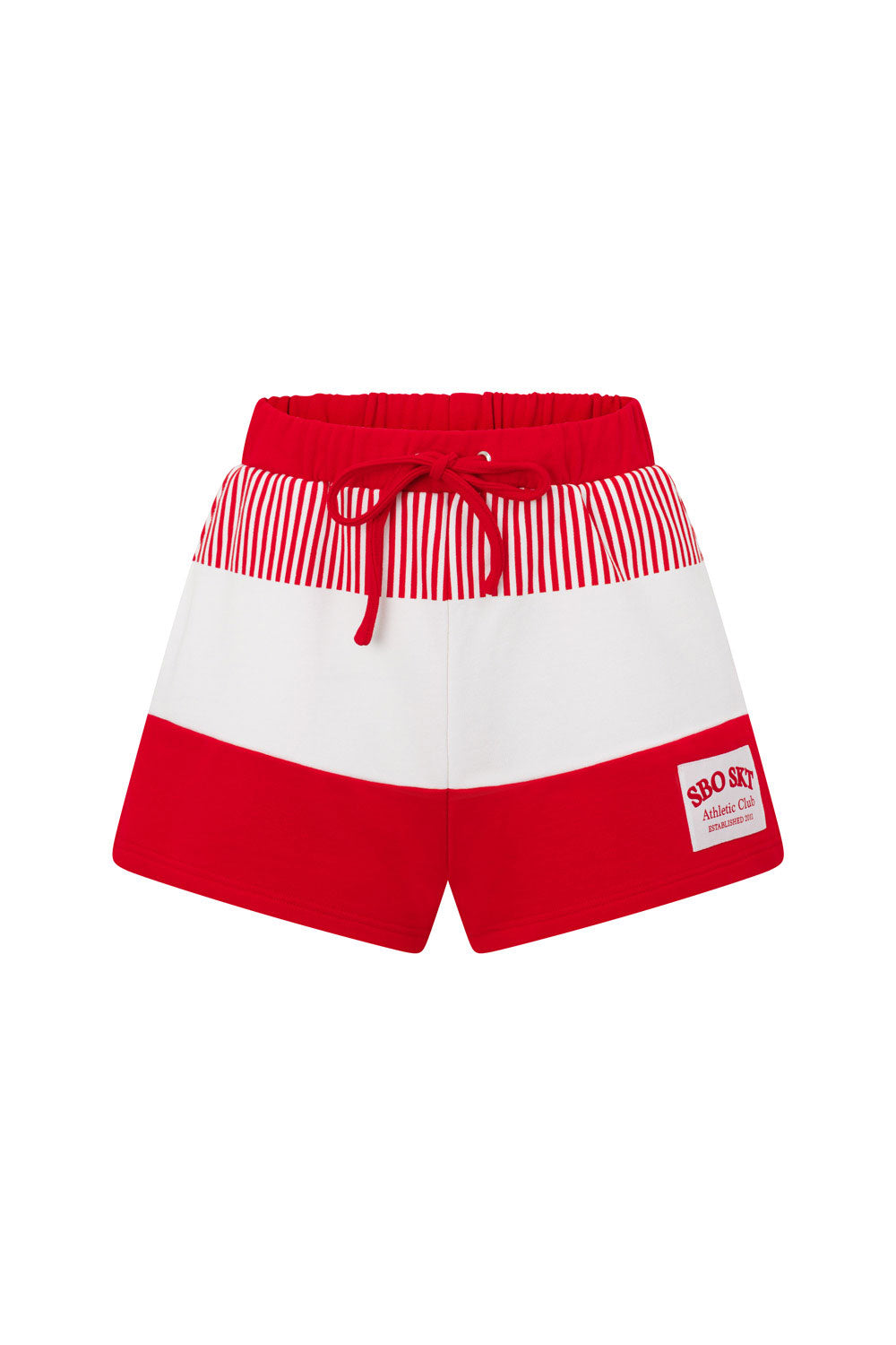 Vibrant Red Terry Orlando Shorts - Exclusive Design