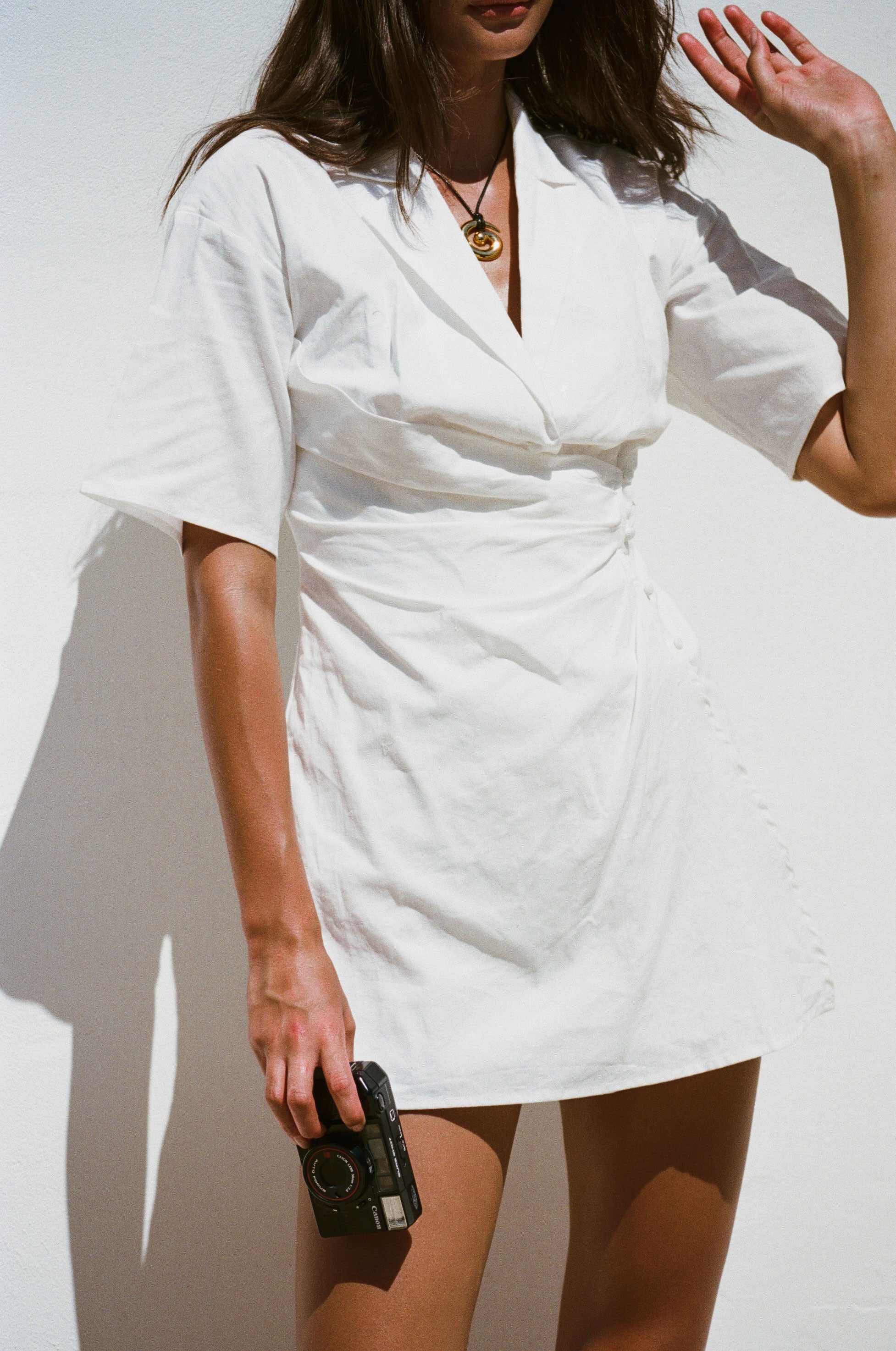 Unique Teodora Wrap Dress - A One - of - a - Kind Fashion Piece