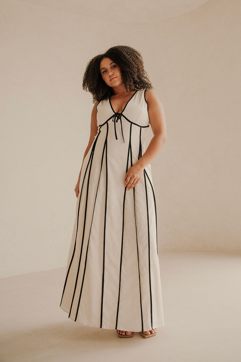 Elegant Cream Maylin Dress for Long Lunches and Special Events