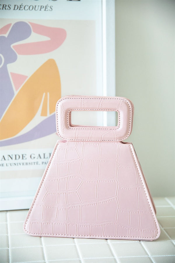 Unique Blush Rico Handle Bag - One-of-a-Kind Sample