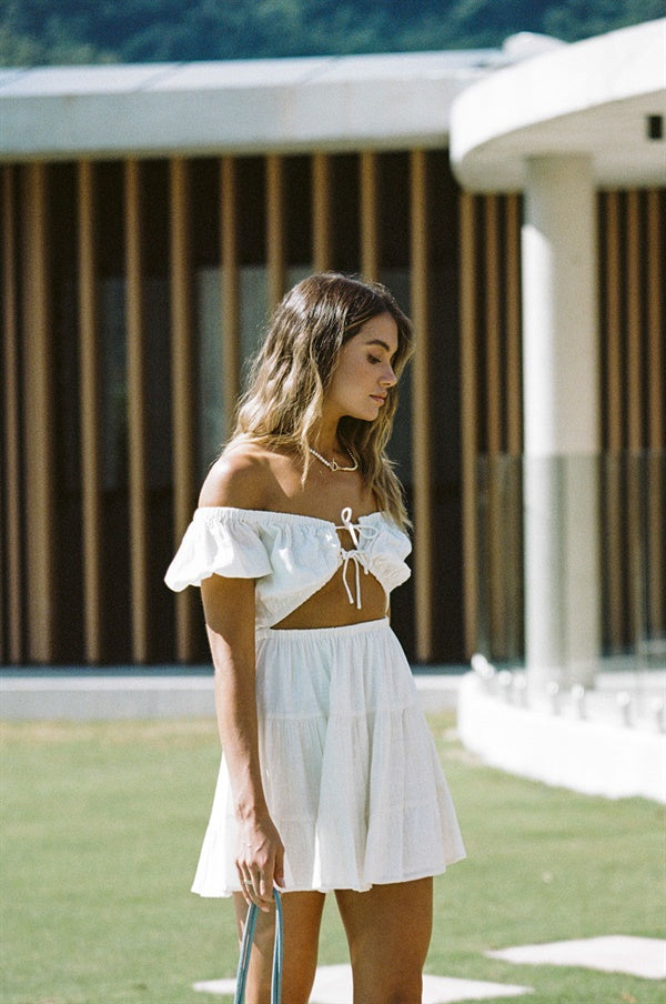 Exquisite Cherise Off - Shoulder Women's Dress for Special Occasions