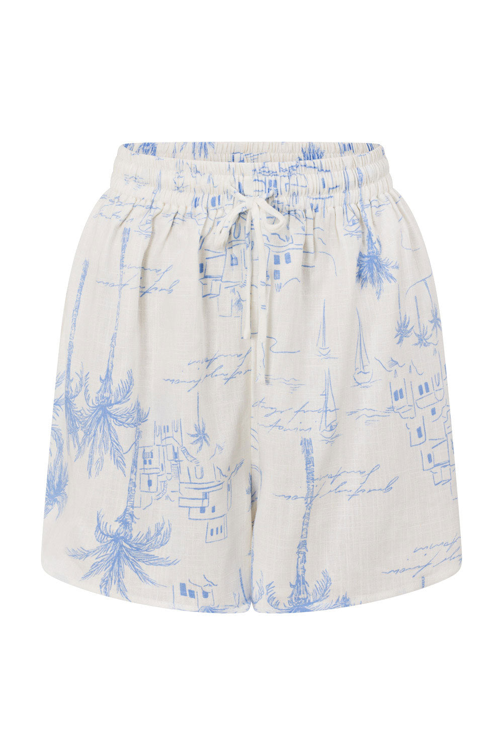Unique Leta Shorts in Santorini Style - One - of - a - Kind Sample