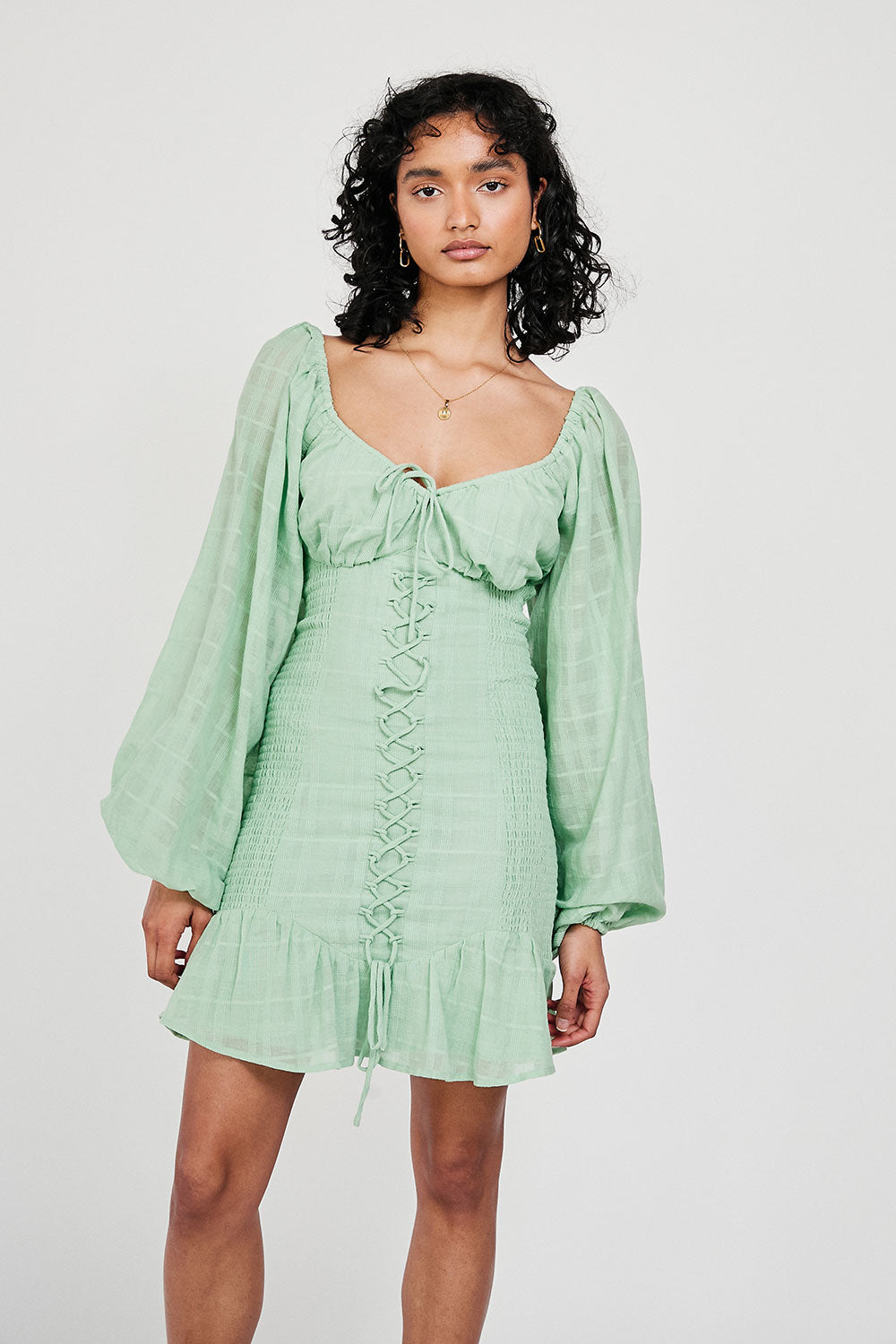 Exclusive Sabo Skirt Sample - Kait Women's Dress