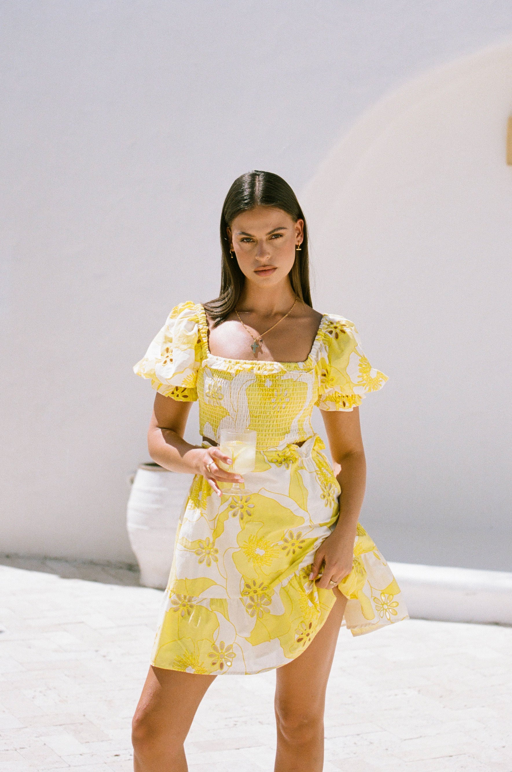 Exclusive Sample of Mariz Shirred Women's Dress