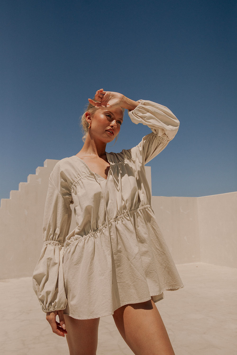 Sandy Beige Ava Women's Dress from the New MUSA Collection