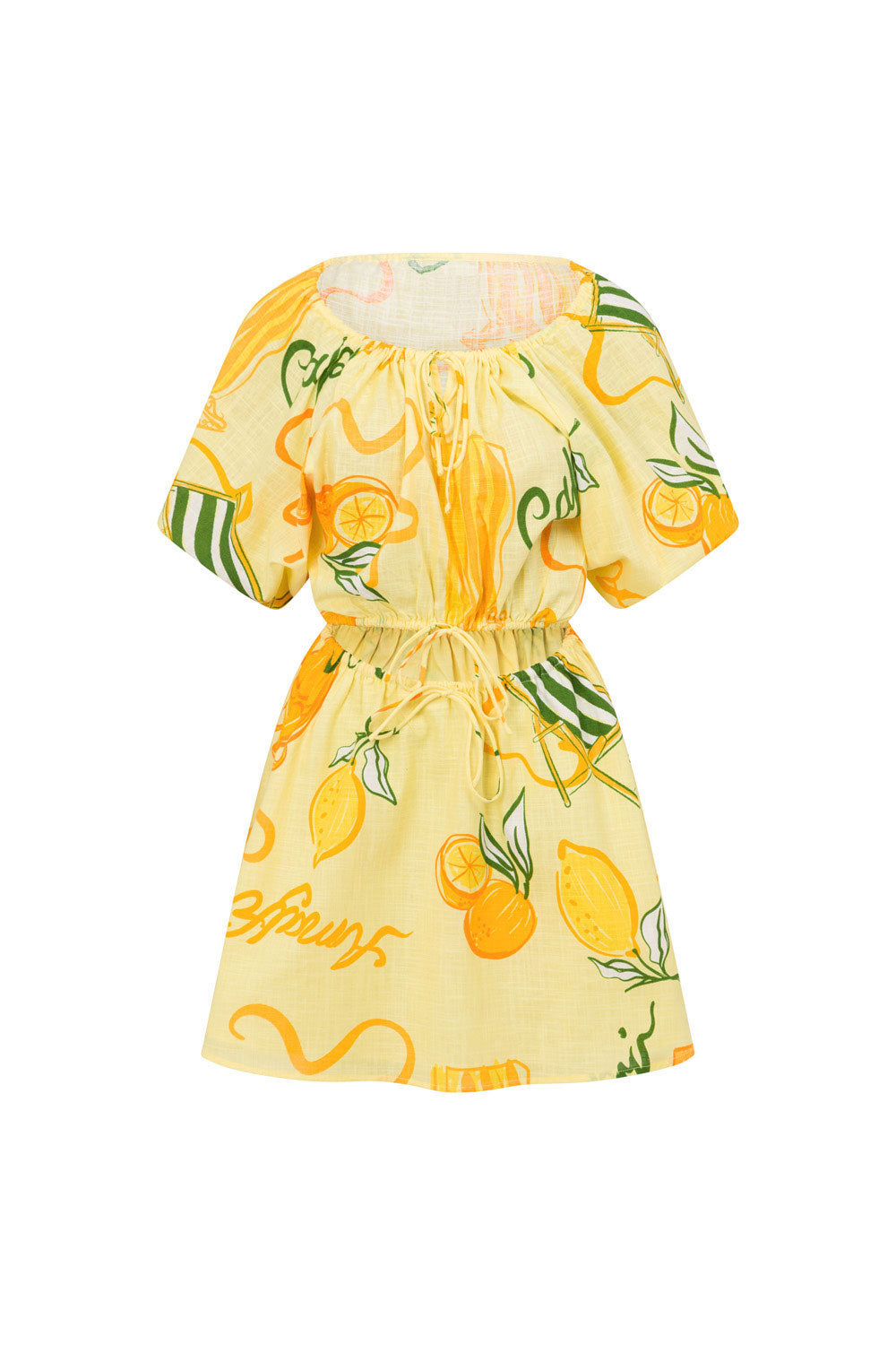 Unique Amalfi Citrus Milo Dress - One - of - a - Kind Sample