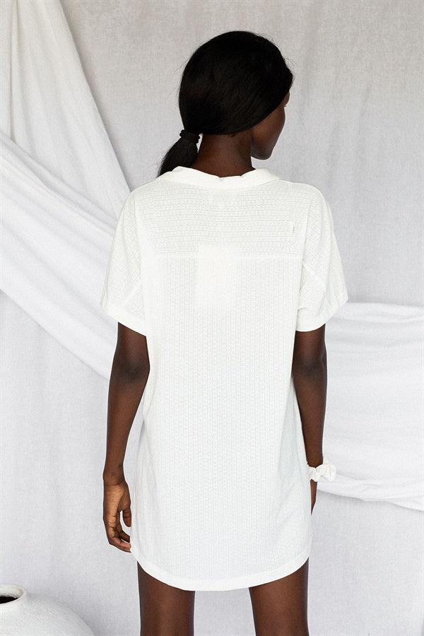 Ultra - Comfy Jersey Shirt Dress for Relaxed Sleep