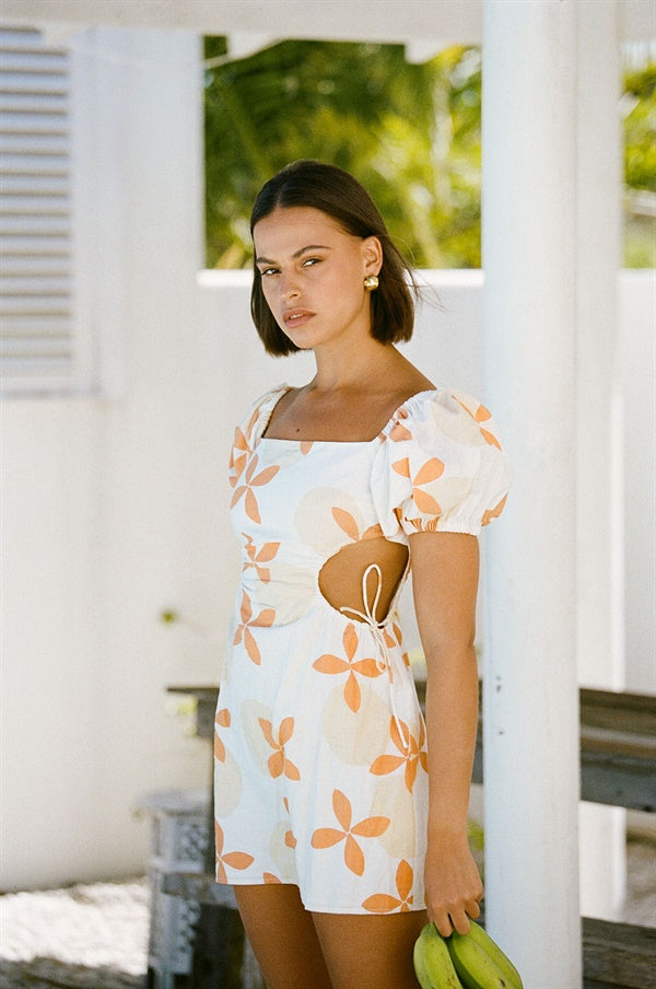 Exclusive Zola Sample Dress with Black Thread Accents