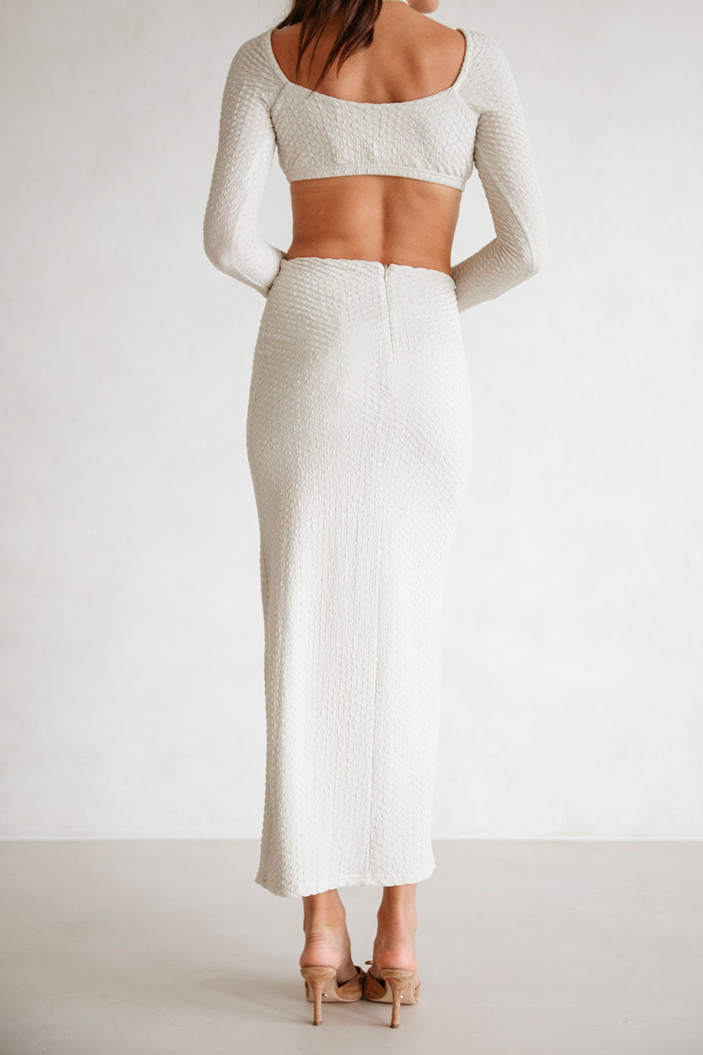 Stylish Women's Maiden Halter Top in Dusty Cream Color