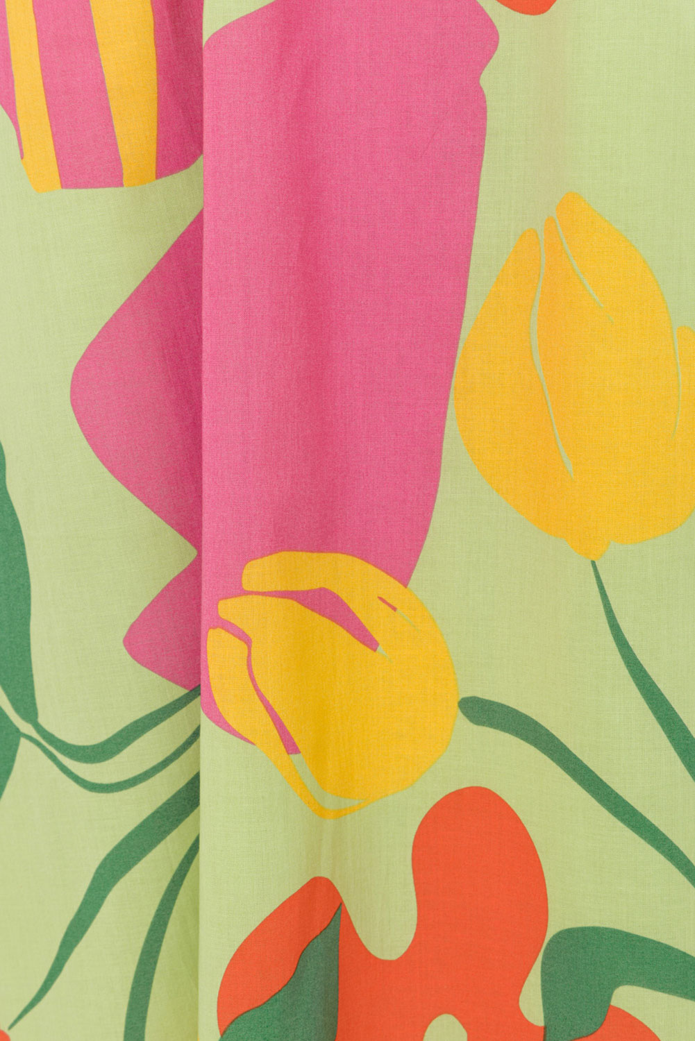 Catie Women's Maxi Dress with Exclusive New Green Vase Print