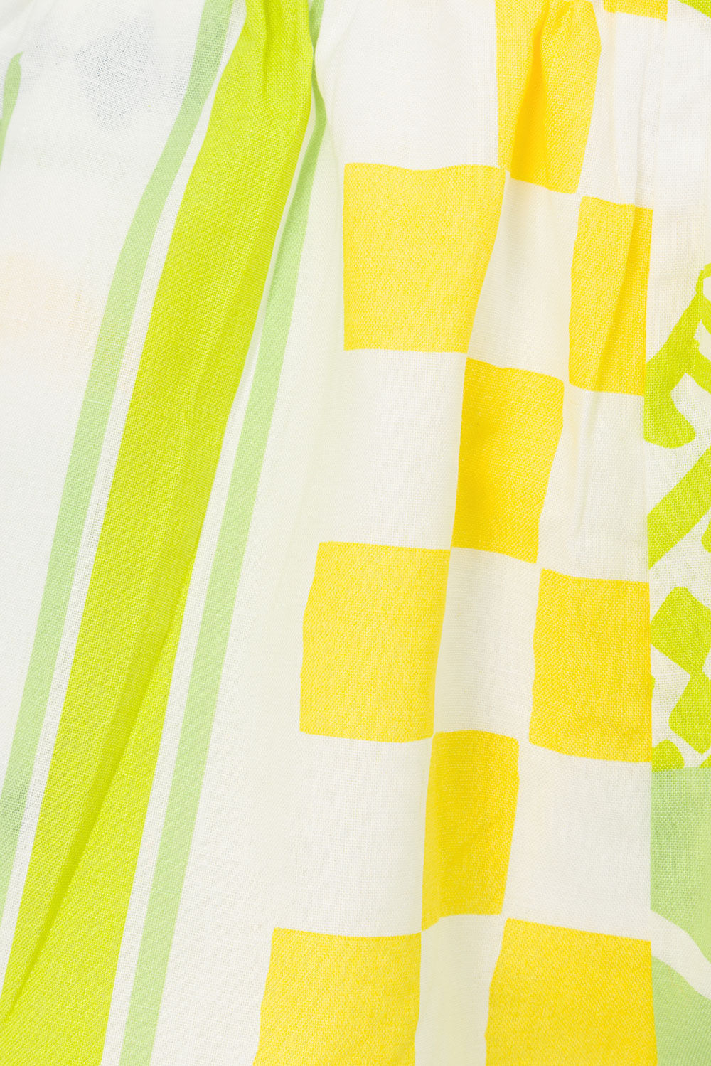 Sabo Exclusive Seona Women's Summer Vacation Shorts in Prego Verde Print