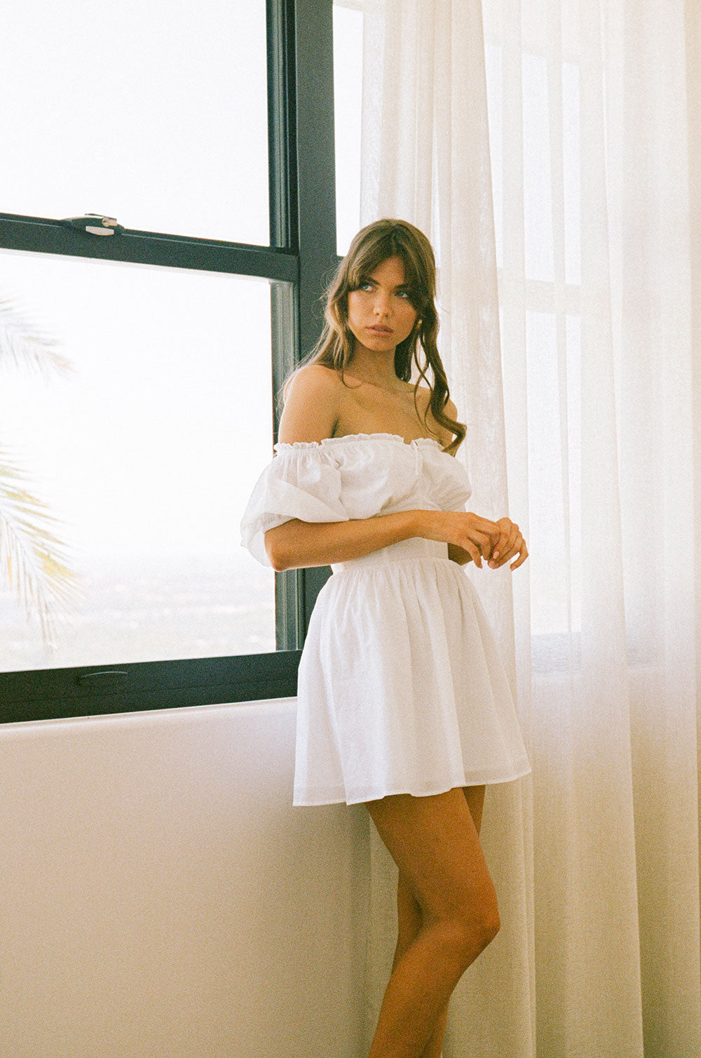 Unique White Nyrobi Dress - Sample for Personal Wear