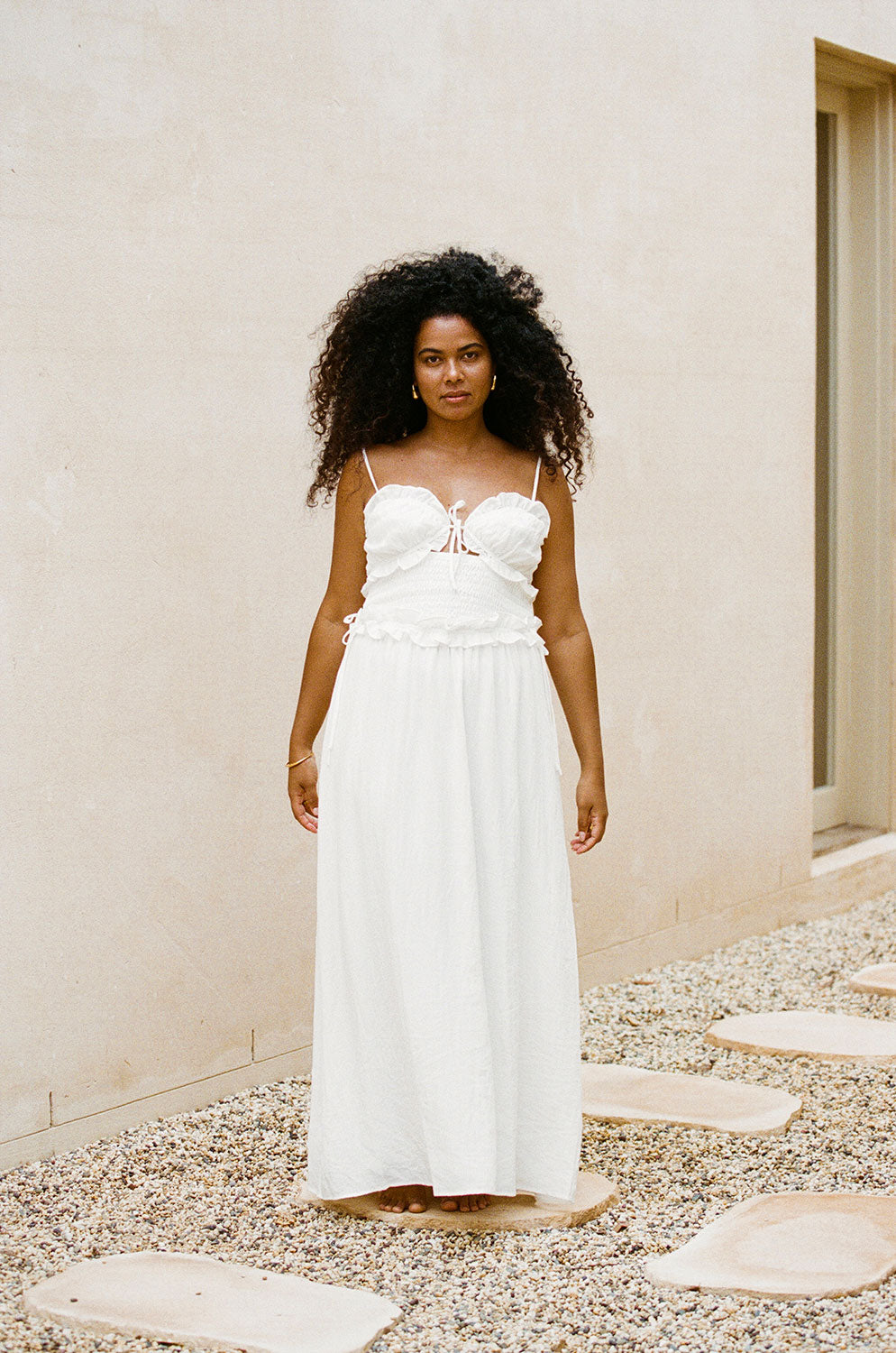 Exquisite Serenity Women's Midi Dress for Special Occasions
