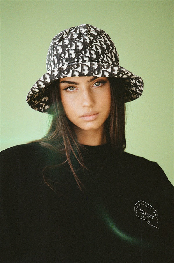 Stylish Black Luxor Cotton Sweater with Embroidered Logos