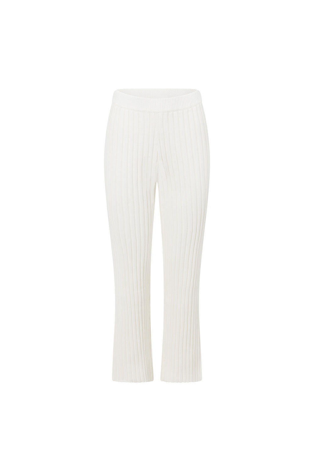 Exclusive White Celine Style Pants - One-of-a-Kind Sample