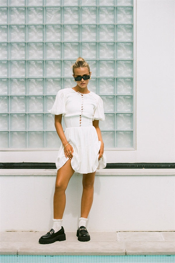 Exclusive White Santana Dress - A Unique Fashion Piece