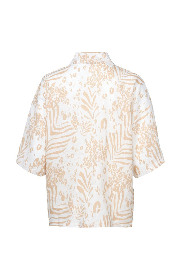 Unique Sicily Linen Top - One - of - a - Kind XS Sample