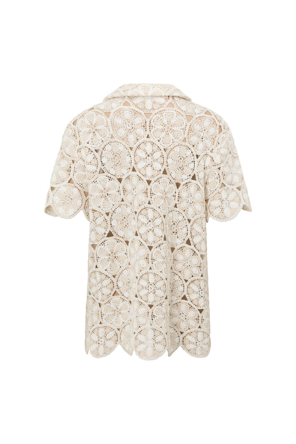 Ivory Kalila Crochet Top - High - Quality Resort 2024 Style
