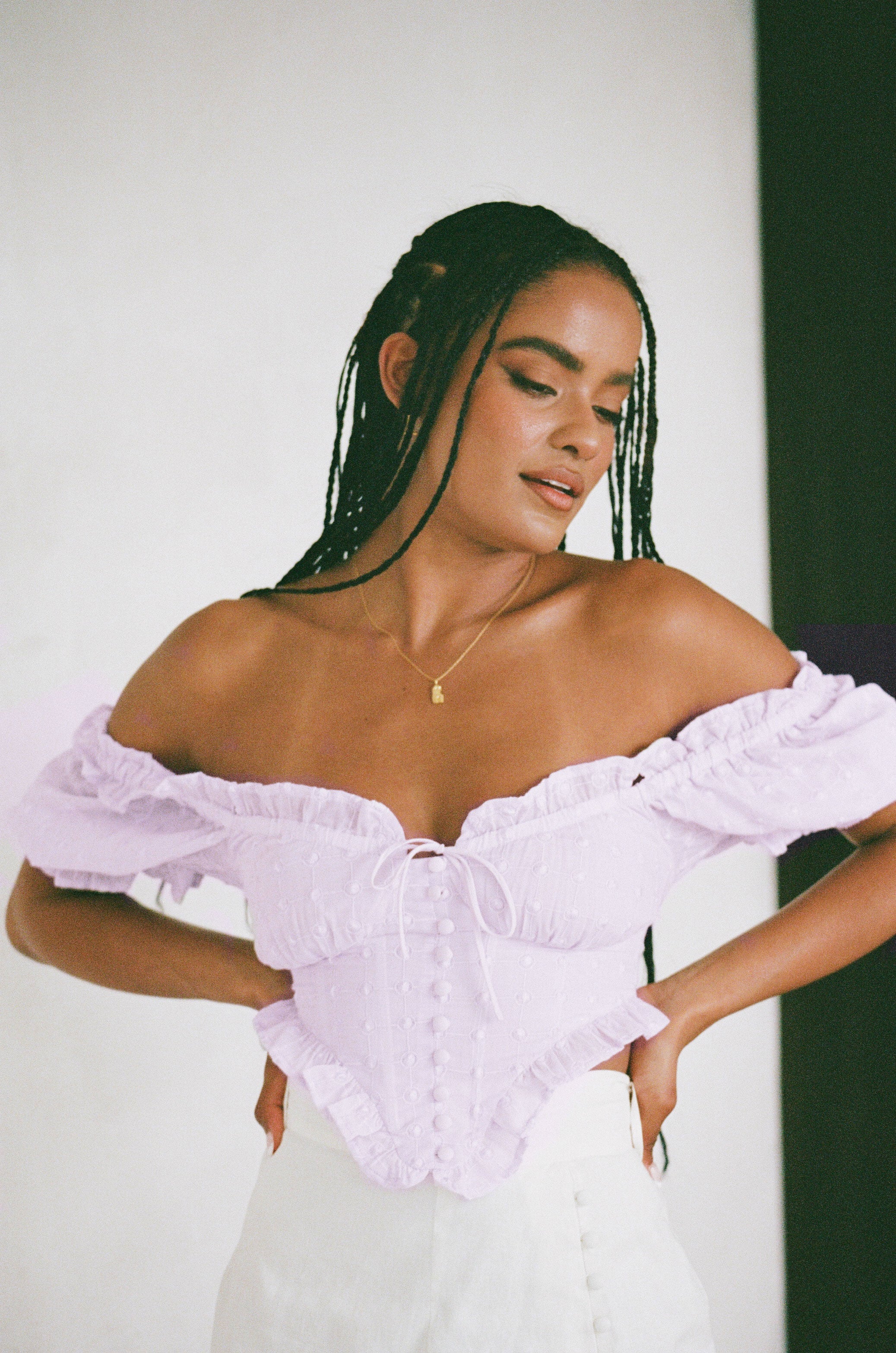 Unique XS Neila Puff Top - One-of-a-Kind Sample