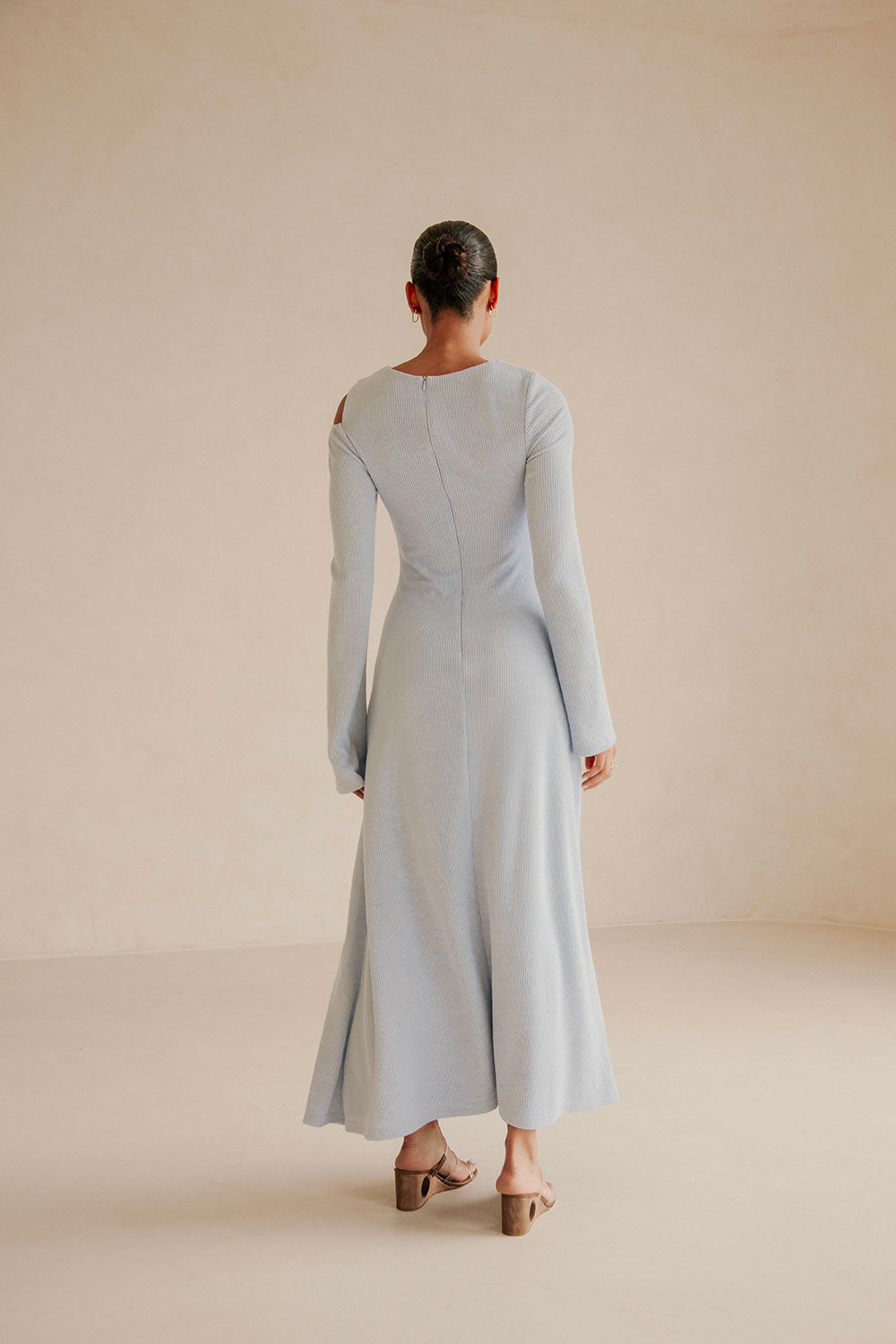 Blue Women's Nyla Party Dress from SABO x Kayla Boyd Collection