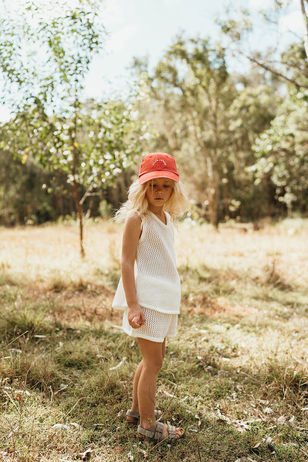 SABO Exclusive Kamryn Mini Knit Women's Tank Top in Off-White