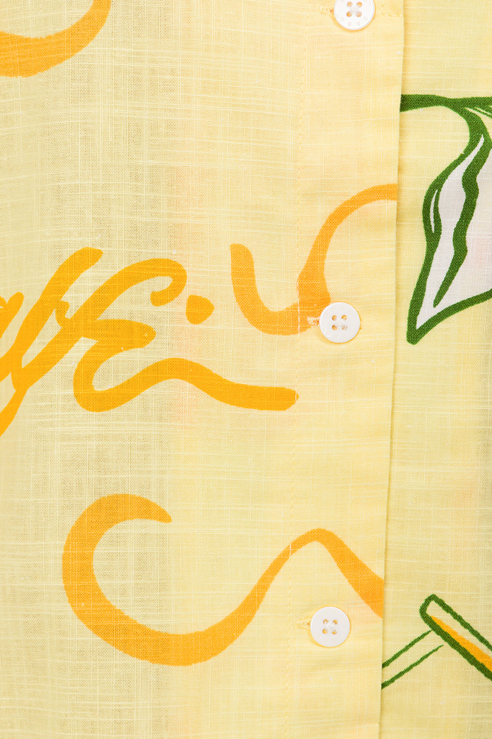 Sabo's Exclusive Amalfi Citrus Print Relaxed Resort-Style Seona Cotton Top