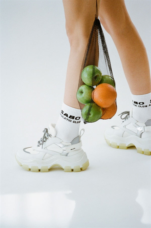 Black Sabo Athletic Club Crew Socks - Ideal Athletic Footwear Accessory