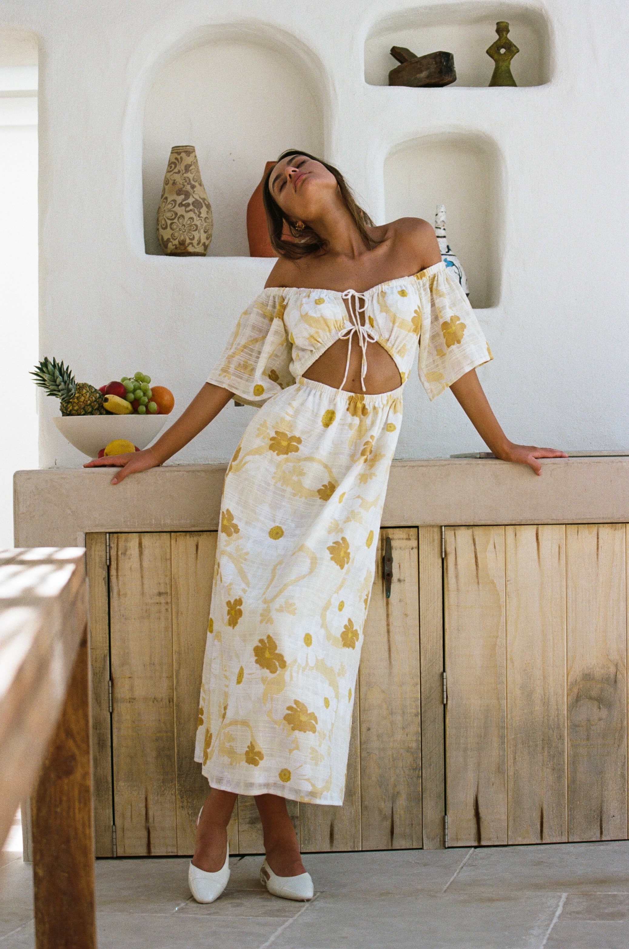 Sample Women's Off-the-Shoulder Nalu Style Dress