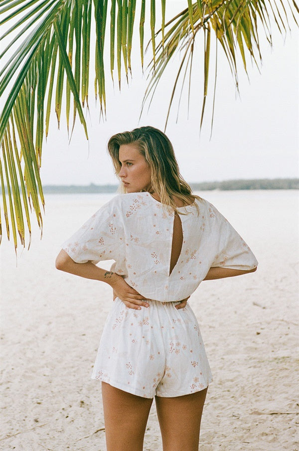 Unique Sample of Xali Linen Playsuit for Fashion Lovers