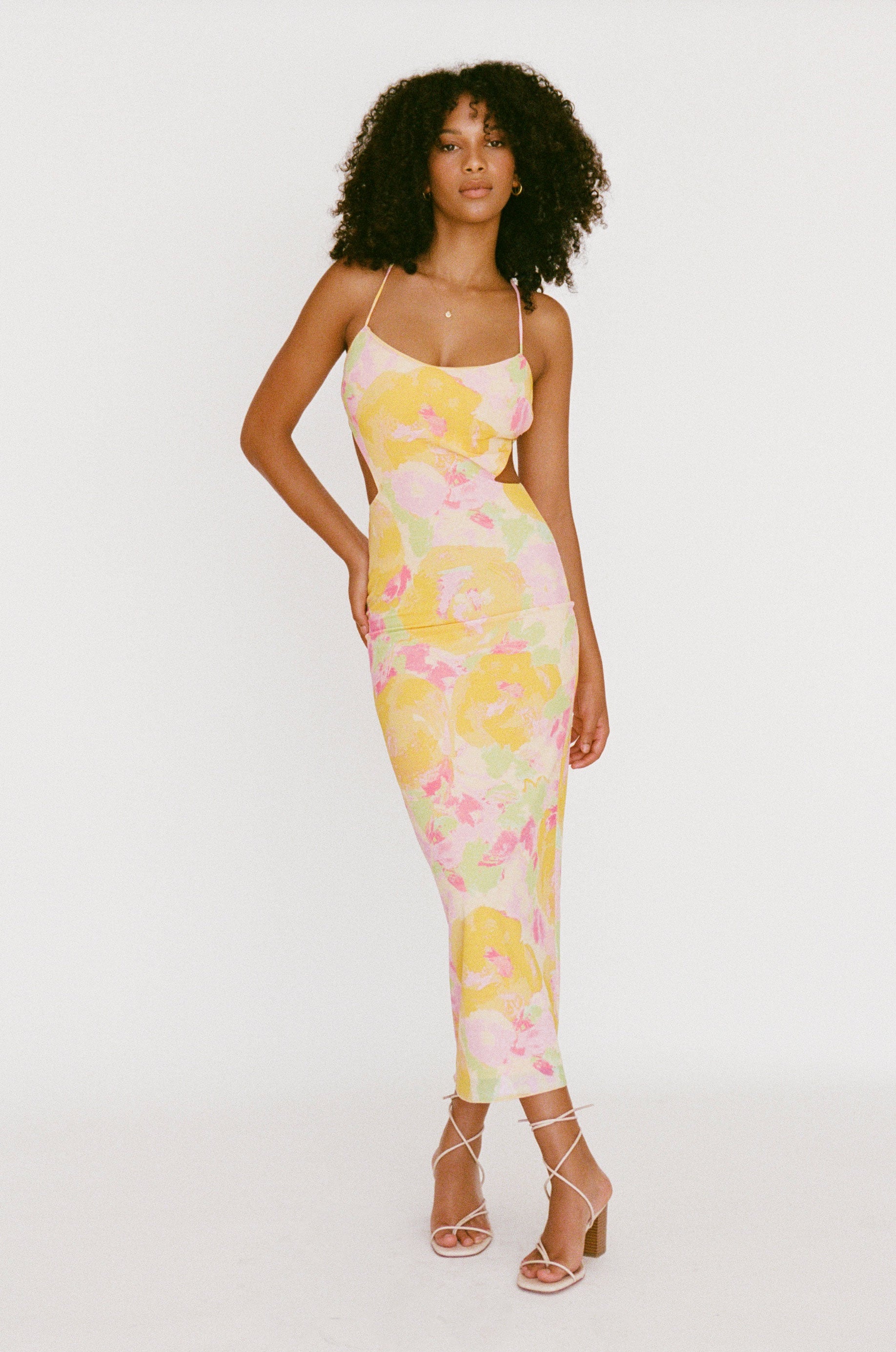Unique Siani Midi Dress Sample with Minor Flaw
