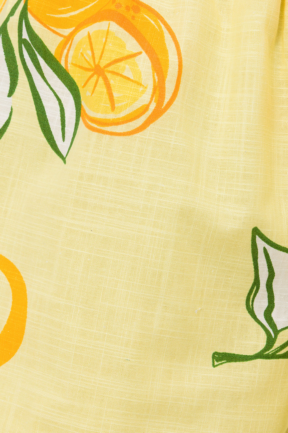 Exclusive Amalfi Citrus Print High - Quality Natural Cotton Seona Shorts