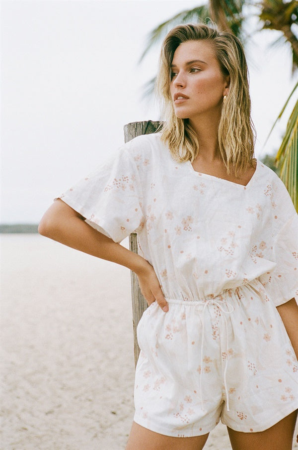 Unique Sample of Xali Linen Playsuit for Fashion Lovers