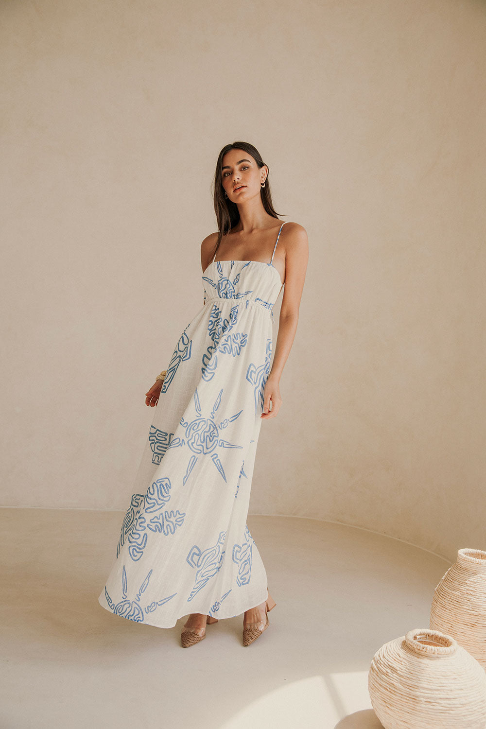 Exclusive Evoke Blue Catie Dress for Long Lunches