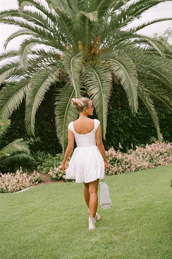 Exquisite Embroidered Elara Sample Dress