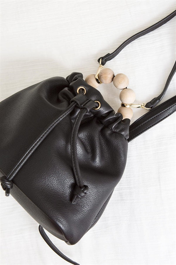 Sabo Exclusively Designed Mini Black Vegan Leather Raven Style Backpack