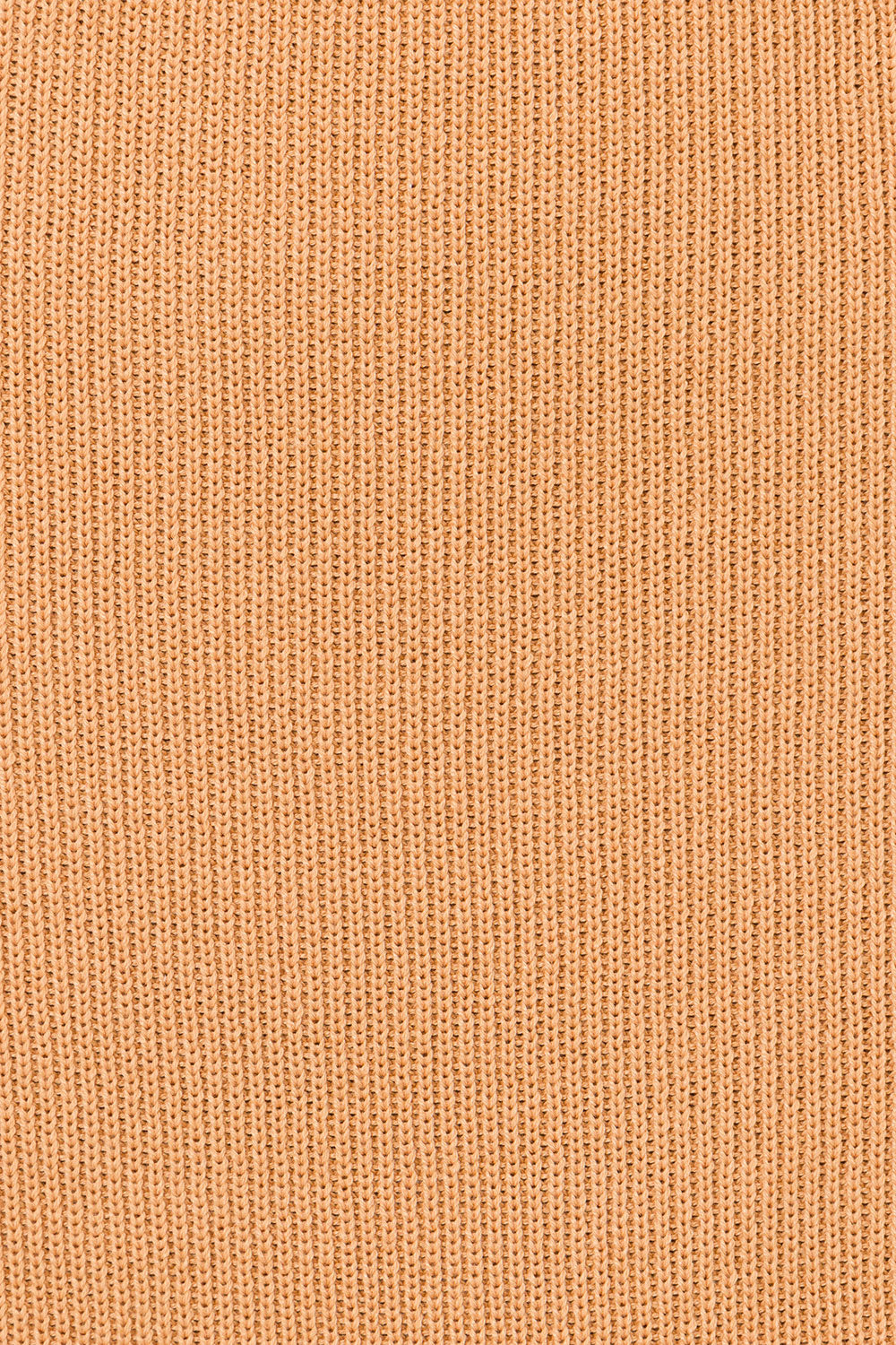 Exclusive Sabo Designed Leander Toffee-colored Ribbed Knit Crop Top