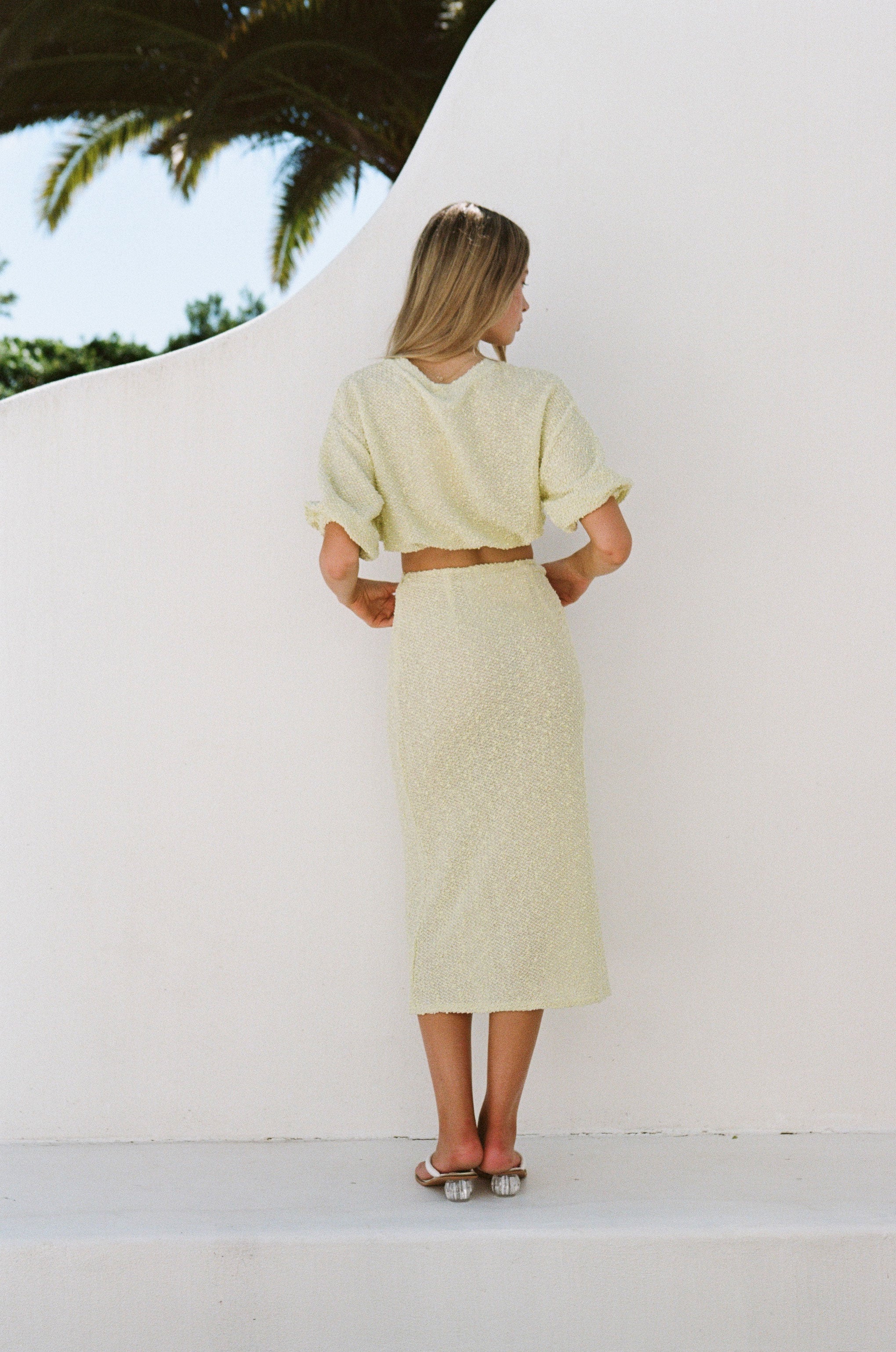 Sample Sabo Skirt West Top in Citrus Color