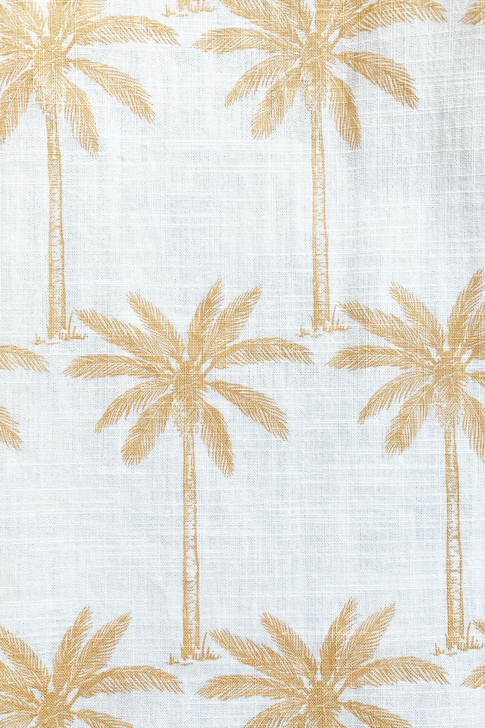 Exclusive Orian Cotton Dress with Palm Print
