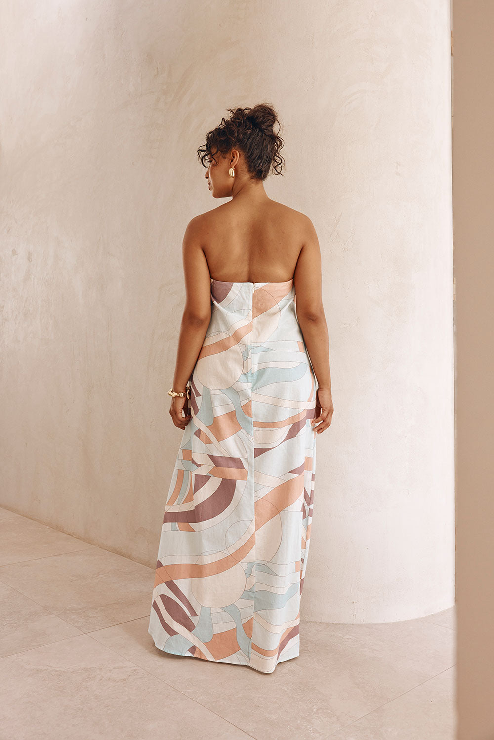 Noah Halcyon Print Women's Maxi Dress - Exclusive Design