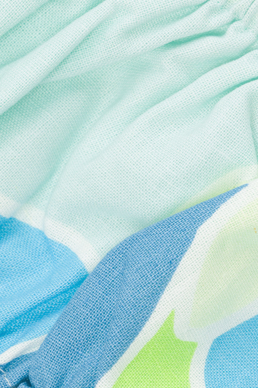 Exquisite Women's Aviva Top with Exclusive Magnolia Blue Print