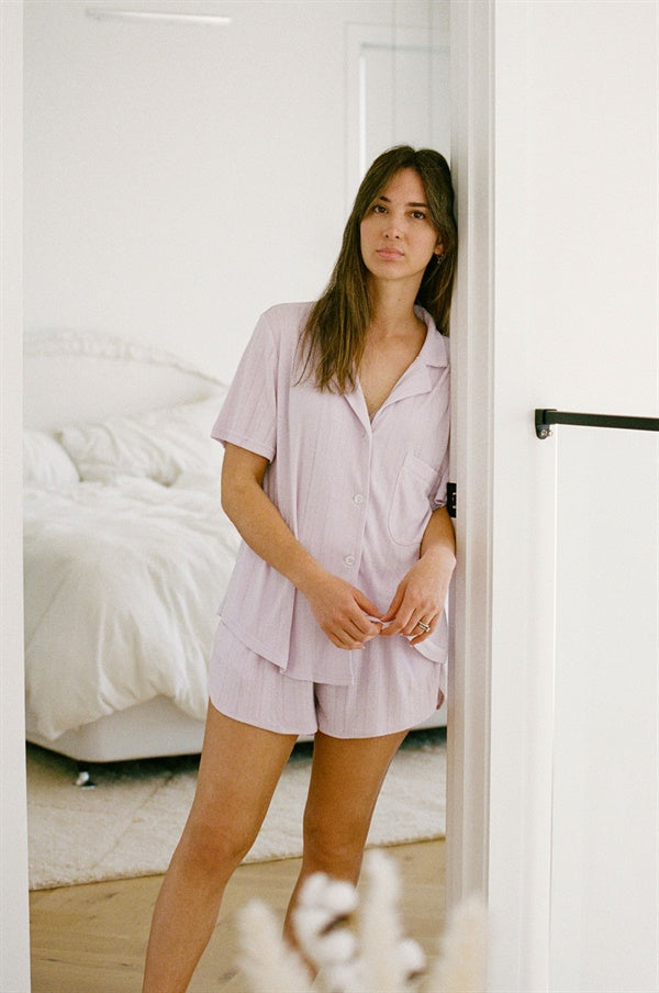 Unique Lilac Siesta PJ Shorts - Perfect for XS Size