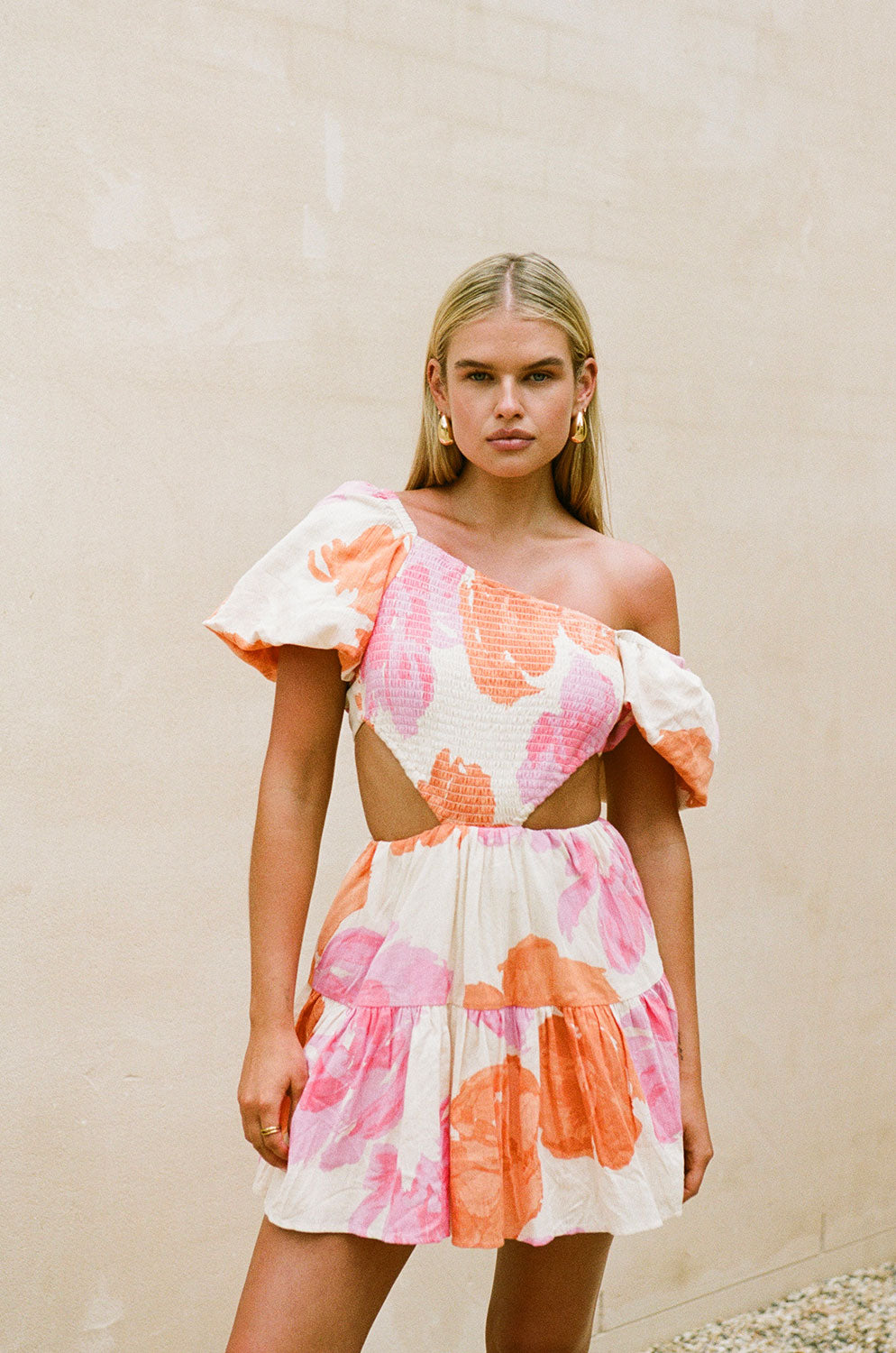 Unique Raffy Dress in Solstice Pink - One - of - a - Kind