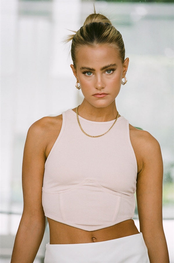 Blush-colored Sample Kassidy Women's Fashion Top