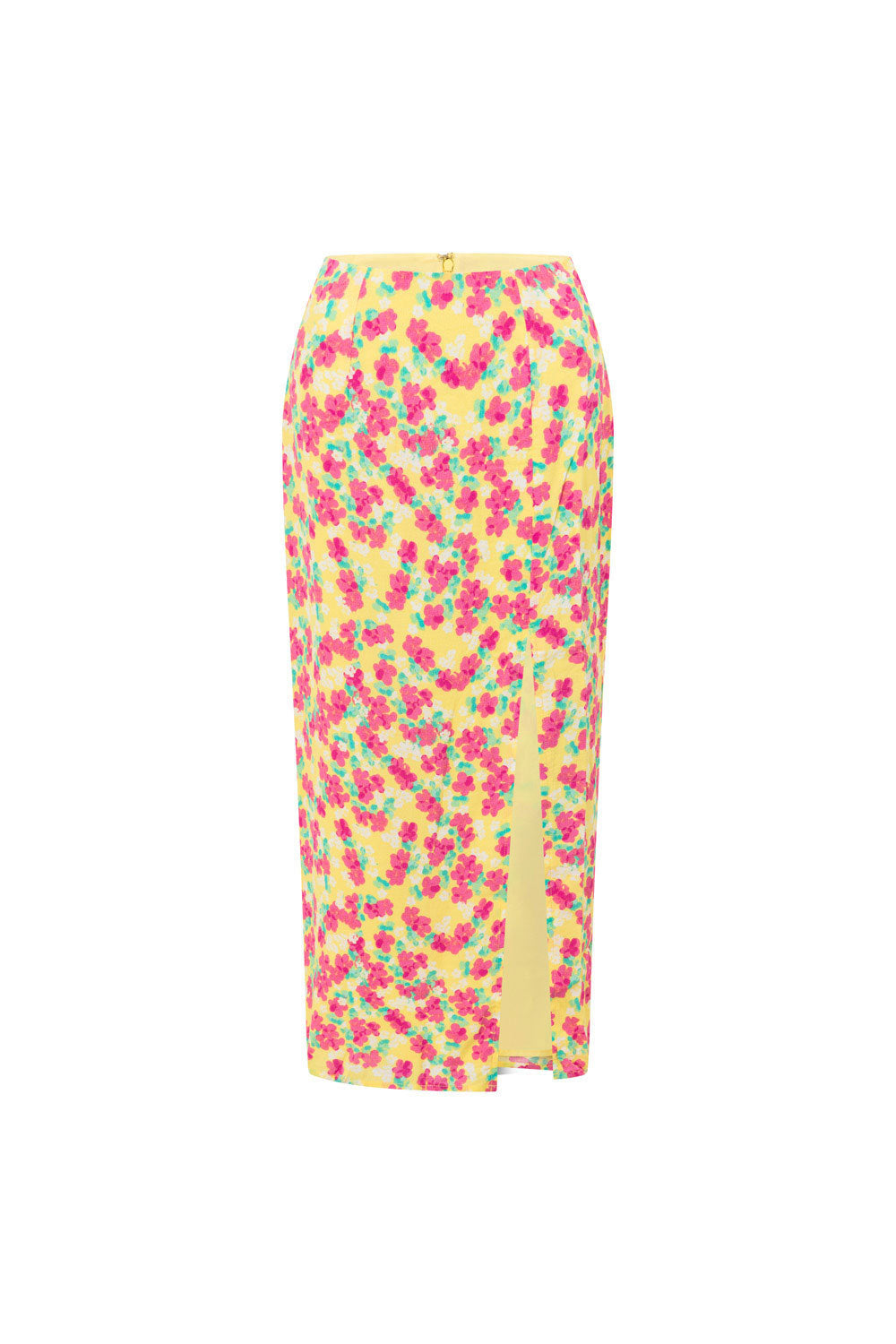Fashionable Women's Briar Midi Skirt with Exclusive Chalk Floral Print